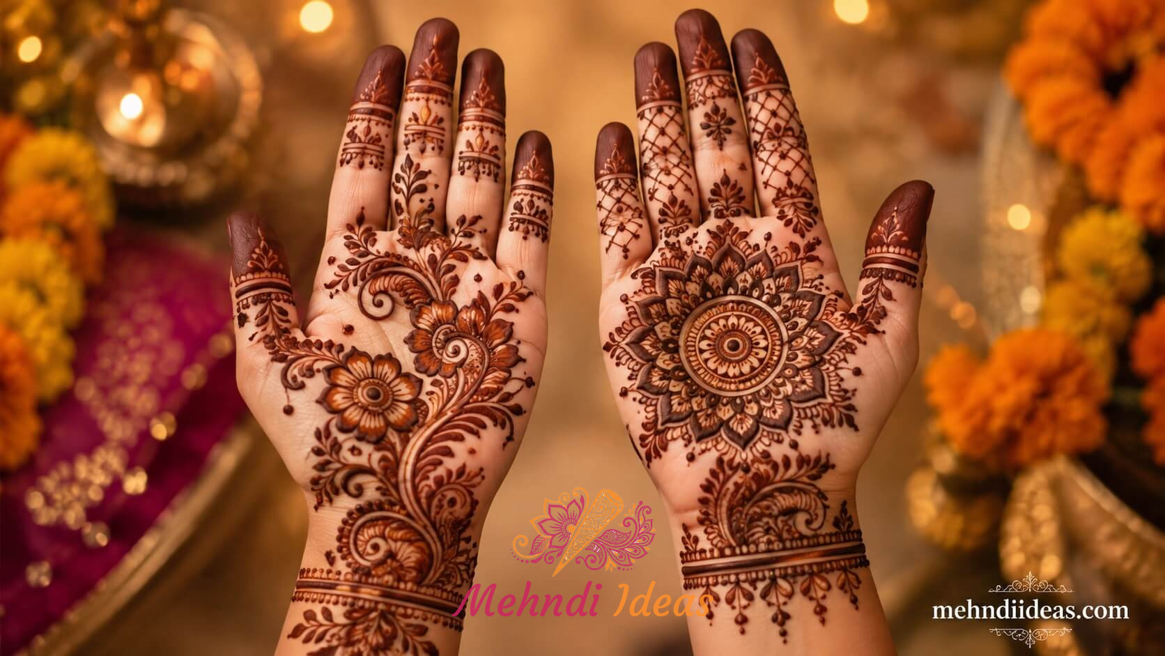 फ्रंट हैंड के लिए खूबसूरत अरबी मेहंदी डिज़ाइन का आकर्षक संग्रह