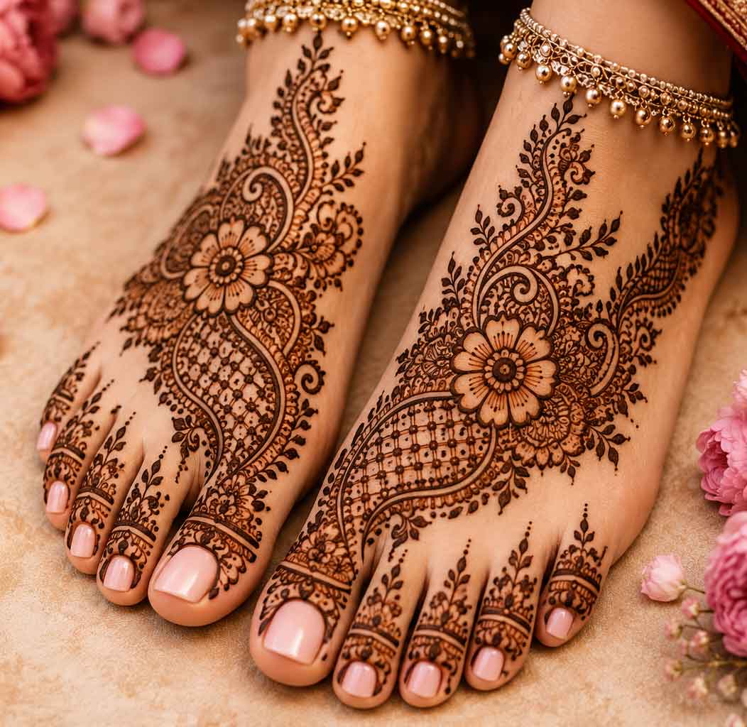 Feet Mehndi