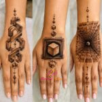 शादी के लिए ट्रेंडिंग 3D Mehndi Design: फ्रंट हैंड ब्राइडल आर्ट