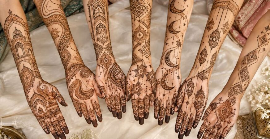 शादी के लिए 8 अरबी फुल हैंड ब्राइडल मेहंदी डिज़ाइन आइडियाज का संग्रह