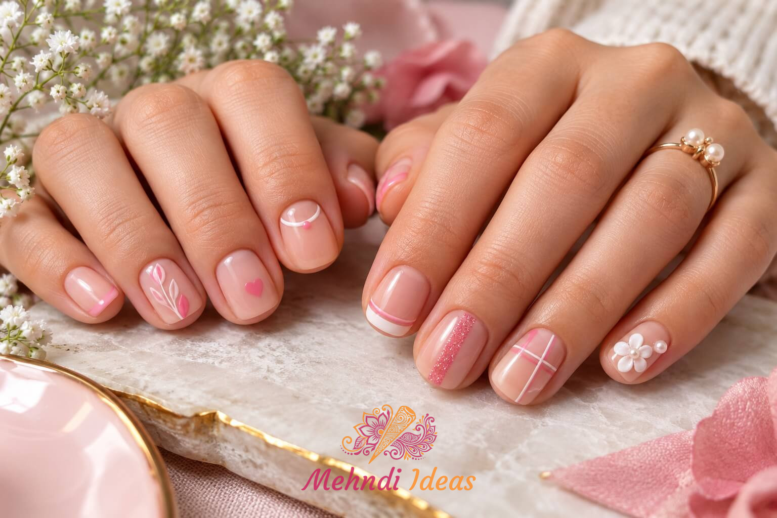 छोटे नाखूनों के लिए 10 आसान और सुंदर Nail Art Designs